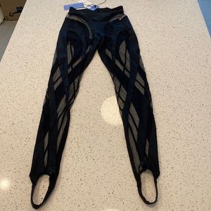 Mugler Spiral Panel Leggings